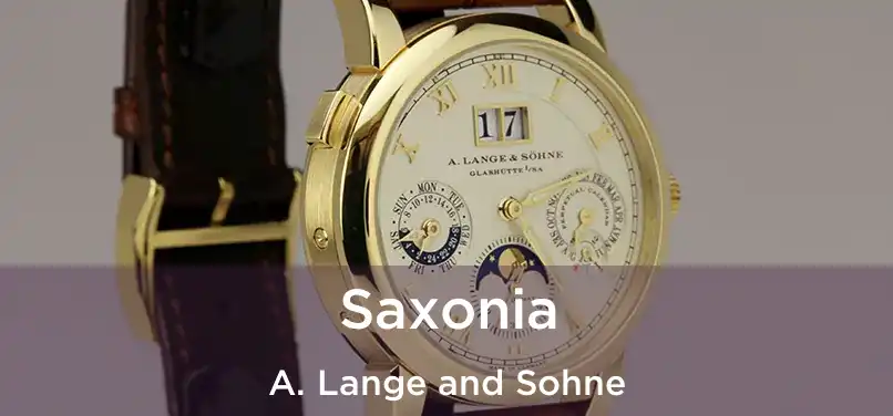 Saxonia A. Lange and Sohne